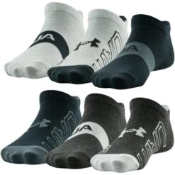 Kids Under Armour Essential Lite No Show 6 Pack 13 Kids Under Armour Essential Lite No Show 6 Pack -Classic Shoes Shop 1351528 008 062323173636