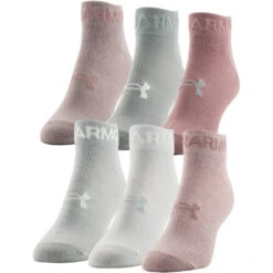 Women's Under Armour Essential Low Cut 6 Pack -Classic Shoes Shop 1357222 697 020123034952