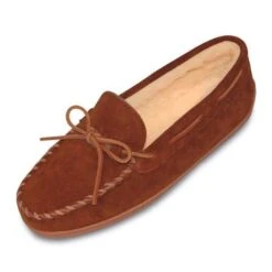 Men's Minnetonka Pile Lined Hardsole -Classic Shoes Shop 3902 13
