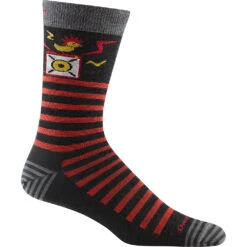 Men's Darn Tough Vermont Animal Haus Crew Ltwt -Classic Shoes Shop 6066CHARCOAL 052522090836