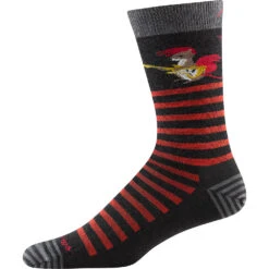 Men's Darn Tough Vermont Animal Haus Crew Ltwt -Classic Shoes Shop 6066CHARCOAL 3 052522090836