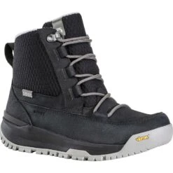 Women's Oboz Jourdaine Mid Insulated B-dry -Classic Shoes Shop 86502 BLK 072523185310 1