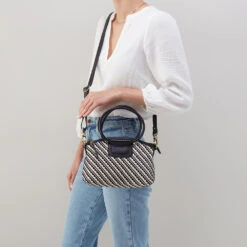 Women's Hobo Handbags Sheila Top Zip Crossbody -Classic Shoes Shop WV 27048BKWH 91 012623040508